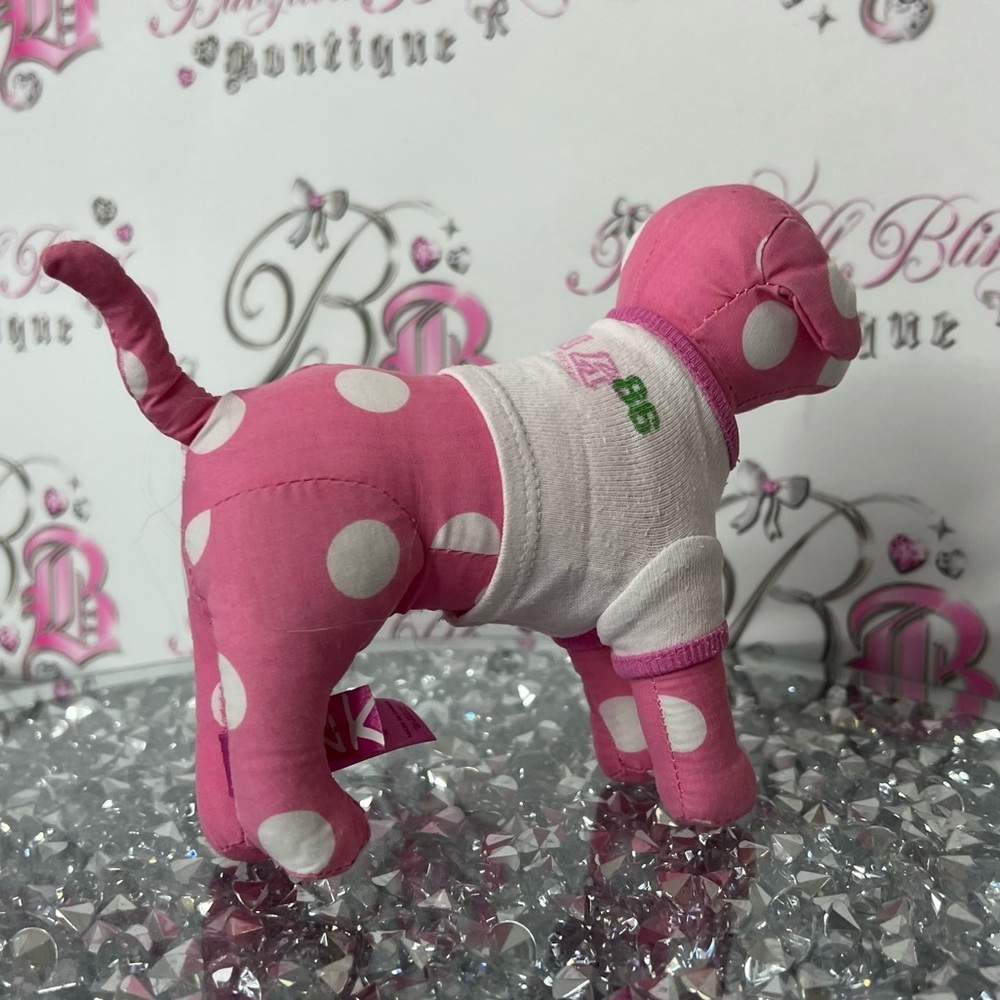 Victoria secret pink dog rare polka dot mini shirt Pink Polka Dot Dog Outfit